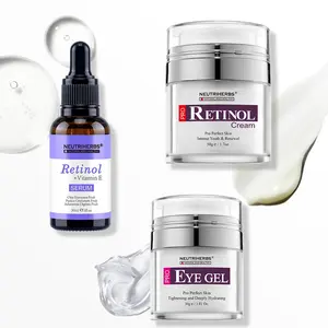 OEM Private Label Skin Care Set Organic Skin Care Vegan Face Anti-aging Remove Wrinkles Retinol Serum Cream