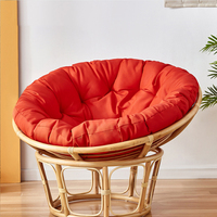SUREWALHOME Coussin de chaise de patio Coussins de siège d'extérieur pour meubles de patio Oreiller de soutien dorsal inclinable Oreiller de soulagement de la douleur lombaire