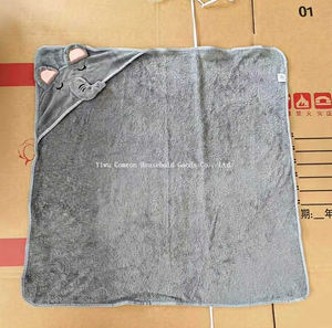 Toallas de Baño para Bebé con Capucha, Suaves, con Diseño de Animales, Manta para Bebé, Toalla de Baño para Bebés, Toallas para Niños Pequeños, Niños y Niñas - Product Image 6