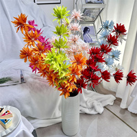 Bon marché Pièce Maîtresse Faux Fleurs Soie Artificielle Long Bâton Fleur pour la Décoration de Plafond de Mariage