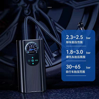 Mini compresseur d'air pour voiture M4 avec manomètre à cadran pour gonflage des pneus