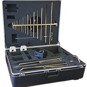 AHS Antenna Storage Case With Adjustable <b>Rods</b> And Amplifier Compartment For Instrument Parts - Product Image 1