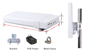 3km 5GHz PTP PTMP băng thông rộng RJ45 Ethernet mạng không dây cầu cho CCTV - Product Image 4