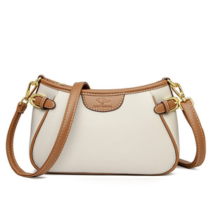 Bolsos de Moda de Cuero PU, Bolso Tote de Gran Capacidad, Bolso de Hombro Cruzado para Mujer, Combinable con Todo - Product Image 1