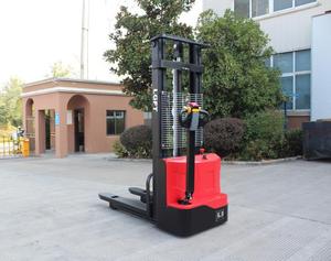 1ton 1.5 Ton 1500 Kg Zelfladende Zelfliftende Draagbare Stapelaar Met 2V Heftruckbatterij Volledig Elektrisch Semi-Elektrisch Voor Magazijnen - Product Image 3