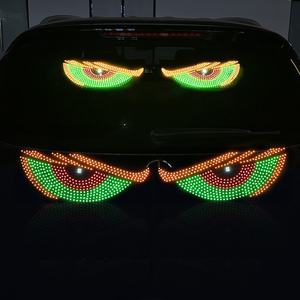 Panel de visualización de ojo de <span class=keywords><strong>demonio</strong></span> LED USB para coche, luces decorativas para parabrisas de ventana de camión, nueva condición, <span class=keywords><strong>ojos</strong></span> del diablo para camión de autobús - Product Image 6