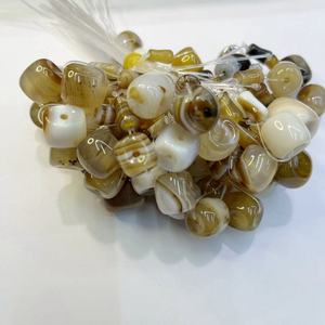 Pulsera de Cuentas de Ágata de Seda, Collar, Accesorio, Cabeza de Buda King Kong, Buda Bodhi Marrón, Joyería de Piedra Semipreciosa, Cuentas Marrones - Product Image 3