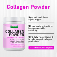Poudre de collagène ODM de bonne qualité avec supplément d'acide hyaluronique pour la peau, les cheveux, les ongles, les articulations, soutient la construction musculaire et la forme physique