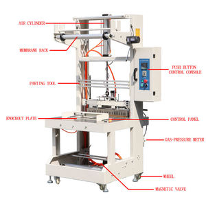 Energy Efficient Automatic Sleeve Sealing Machine Adjustable <b>Shrink</b> Tunnel Film/Foil Packaging for Food Beverage - Product Image 6