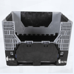 Caja palé de plástico plegable industrial resistente 1200X1000X975mm - Product Image 3