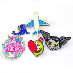 Trung Quốc tùy chỉnh 2D kim loại huy hiệu Reel usher hiện đại mạ men Pin sản xuất kim loại pins - Product Image 6