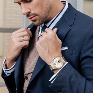 Montre Homme Automatique Mécanique BG5808 Édition 2025 – Montre Squelette Lumineuse pour Homme, Idéale pour le Business et le Sport - Product Image 5