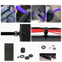 1211 Pièces Clips de voiture automobile Rivets universels en plastique Fixation Fender Panneau de porte