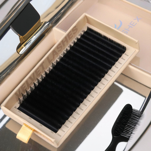 Lashex Jet Black Cashmere <strong>Lash</strong> Extensions Top Quality Wholesale <strong>Lashes</strong> Extensions Supplies with Competitive Low <strong>Price</strong> - Product Image 1