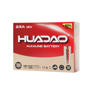 แบตเตอรี่อัลคาไลน์12V L1028 23A เซลล์แห้ง A23H <span class=keywords><strong>LR23</strong></span> V23GA A23 - Product Image 1