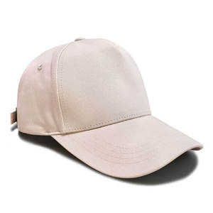 Gorras Minimalistas Vintage Negras y Beige, MOQ Bajo, OEM, ODM, Logotipo de Marca Personalizado, Visera Curva, Estructurada, 5 Paneles, Unisex - Product Image 4