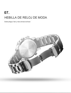 Nuevo Reloj Original <span class=keywords><strong>Naviforce</strong></span> <span class=keywords><strong>9182</strong></span> de Primera Marca de Acero Inoxidable para Negocios Resistente al Agua con Cronógrafo y Pantalla Reloj Deportivo de Cuarzo 2025 - Product Image 3