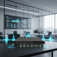 Amplificateur de puissance numérique de classe D multicanal DEKEN DA-8350 1U, amplificateur de puissance professionnel 8 canaux pour projets gouvernementaux et d'entreprise