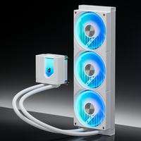 Enfriamiento por agua para computadora de escritorio, sistema de refrigeración líquida AIO para CPU Intel y AMD, 3 años de garantía.