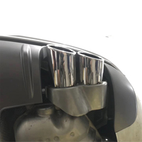 Kit carrosserie sport style facelift avec diffuseur de pare-chocs arrière et embout d'échappement pour Audi Q5 SQ5 à RSQ5 2008-2017