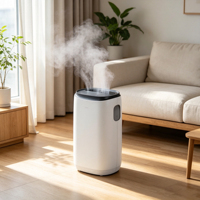 Aire Acondicionado Portátil Eléctrico Inteligente de 14000 BTU, 3 en 1, Refrigeración, Calefacción, Deshumidificador, Pantalla LED, Flujo de Aire Ascendente, Fijo