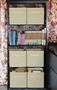 Organisateur de cubes de rangement en tissu pliable avec poignées, organisateur de bacs de panier de cube de rangement en tissu pliable pour articles ménagers - Product Image 6