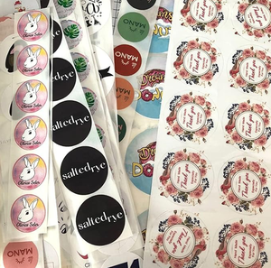 Custom Label Self Adhesive Brand Logo <strong>Sticker</strong> Business Packaging Label Vinyl <strong>Printing</strong> Waterproof Adhesive - Product Image 5