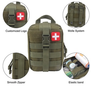 Trousse de premiers secours IFAK personnalisable pour l'extérieur/le sport, trousse d'urgence portable avec accessoires médicaux utilitaires - Product Image 4