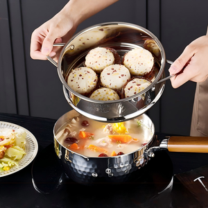 Mini-casserole japonaise en acier inoxydable 316 non revêtue, idéale pour la préparation de la nourriture complémentaire pour bébés et la cuisson de nouilles à la maison – Meilleure vente - Product Image 3