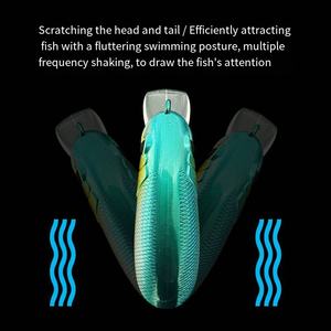 Luya Durable En Plastique Long <span class=keywords><strong>Lancer</strong></span> Faux Appât Naufrage Lent Submersible Millet Minotong Efficace pour Bass Horse Mouth Marlin Rivers - Product Image 6