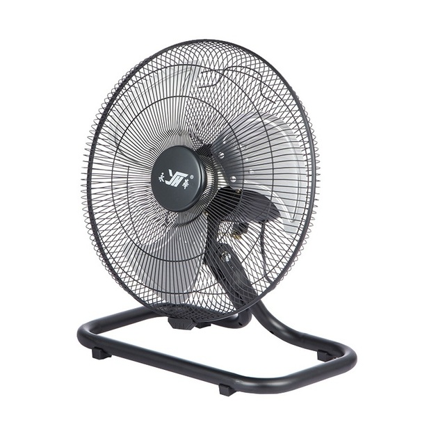 Retro Metal Stand Fan Floor Standing Fan Indoor Outdoor Low Noise Electric Fan Floor