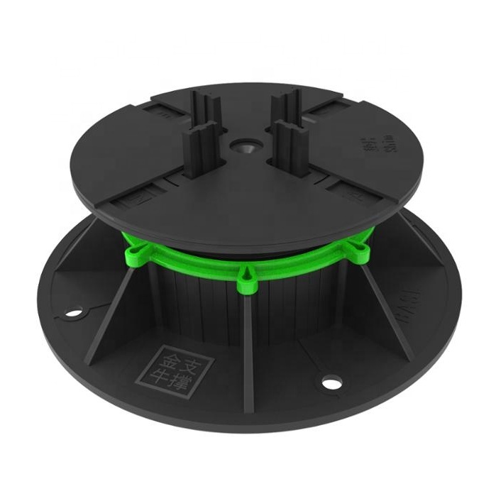 JNZ plastic pallet adjustable pedestal for raised outdoor floor support