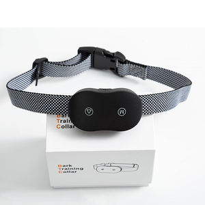 वाटरप्रूफ रिचार्जेबल एंटी-छाल कुत्ते कॉलर कुत्ते के प्रशिक्षण के लिए नए प्लास्टिक छाल नियंत्रण उपकरण - Product Image 2