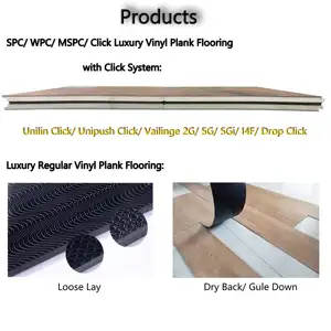 Home Decor Uv Coating Droge Rug Gelijmd 1.5Mm-3Mm Visgraat Spc/Pvc/Lvt/Plastic Luxe Vinyl Plank/Planken Houten Vloer