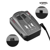 Détecteur de radar Winfull longue portée 360°, système de détection de vitesse automobile, alarme de véhicule, alerte vocale, écran LED, enregistrement vidéo 4K, GPS, 12V