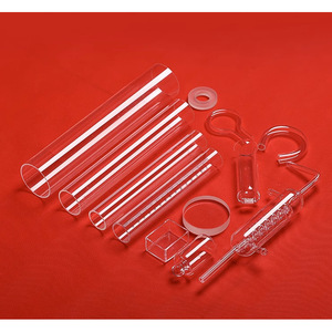 Tube en verre borosilicaté de haute précision, tube à essai transparent de laboratoire sans bouchon, qualité scientifique, forme ronde transparente pour utilisation en laboratoire - Product Image 5
