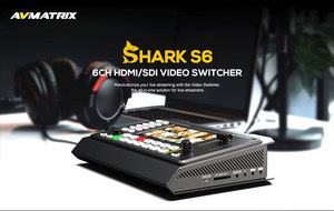 Shark S6 6-ch HDMI/SDI trình chuyển đổi video phát trực tiếp qua Ethernet dễ dàng phát trực tiếp các chương trình video đến các nền tảng - Product Image 6