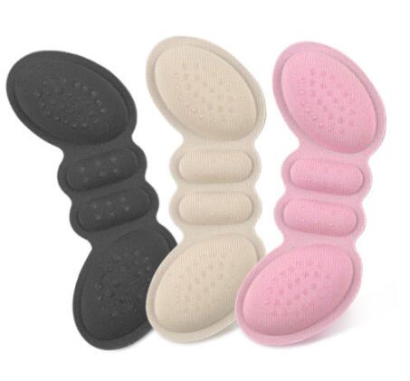 Полиуретановые губчатые накладки на пятки с бабочкой, противоскользящие накладки на высокие каблуки