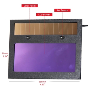 Máscara de soldadura True Color con batería solar, oscurecimiento automático, para soldadura TIG, MIG, MMA, MAG, KR, KC. - Product Image 5