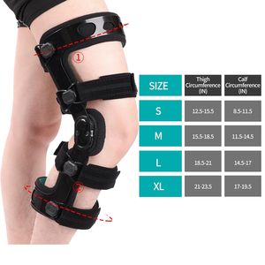 Rodillera de doble soporte ACL/PCL ajustable para alivio de la osteoartritis y rotura de <span class=keywords><strong>menisco</strong></span> postoperatoria - Unisex - Product Image 5
