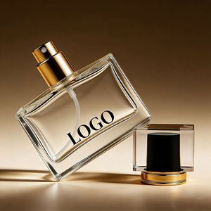 Botellas de Perfume Cuadradas de Vidrio de 30ml y 50ml con Tapa de Rosca, Recargables, con Atomizador, para Marcas de Belleza, MOQ Bajo Personalizado - Product Image 2