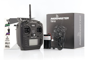   Émetteur radio TX12 Mark II ELRS EdgeTX ExpressLRS 2,4 GHz avec baie pour module JR pour configurations FPV personnalisées - Product Image 4