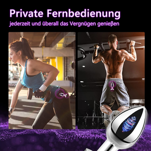 Jolly Space impermeabile vibratore anale <span class=keywords><strong>Plug</strong></span> colorato luminosità App-controlla il regalo del sesso per uomini e donne - Product Image 3