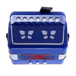 Seasound Mini 7-Button <span class=keywords><strong>Accordion</strong></span> <span class=keywords><strong>2</strong></span> Bass Buttons Gỗ Diatonic Cụ Chromatic Phù Hợp Đồ Chơi Cho Children-JB702 - Product Image 2