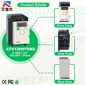 อินเวอร์เตอร์ Altivar 12 ATV12H075M2 รุ่นใหม่ ของแท้  ปรับความเร็วรอบมอเตอร์ได้  แบบเฟสเดียว 0.75KW 200-240V  สำหรับระบบอัตโนมัติในอุตสาหกรรม - Product Image 2