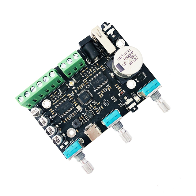 2.1 Bluetooth DSP Three-channel Independent 31 Band EQ TPA3118 2x30W+60W Subwoofer Digital Power Amplifier Board 20V 5A 4-8ohm