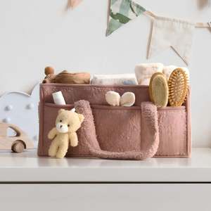 Cesta de Almacenamiento para Bebés, Organizador de Cambiador, Organizador de Pañales Portátil para Automóvil con Divisor Extraíble - Product Image 6