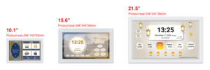 Tablette Horloge Numérique Azan 10 Pouces avec Sélection Multiple de Lecteurs Coraniques, Horloge de Prière Musulmane pour la Maison et le Bureau, Lecture du Coran et des Hadiths - Product Image 6
