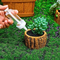 Ubest Mini Épandeur de Graines Transparent en Plastique 3x12cm Léger et Original pour la Plantation à Domicile et au Jardin