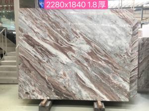 ファンタジーブラウンマーブルテラビアンカカルツァイトスラブ、ウォームブラウンベースカラー - Product Image 4